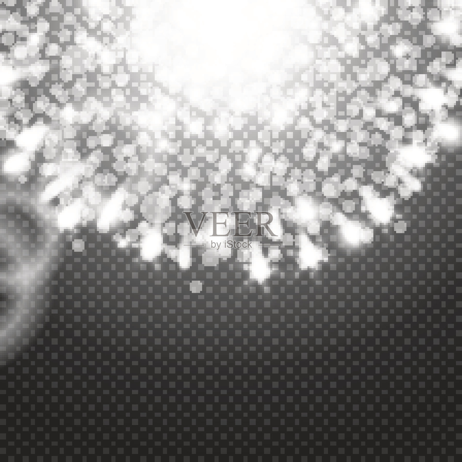 耀眼的阳光在抽象的阳光背景和插画图片素材