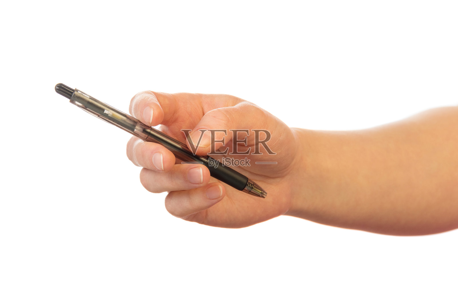 用钢笔在白色上写字照片摄影图片