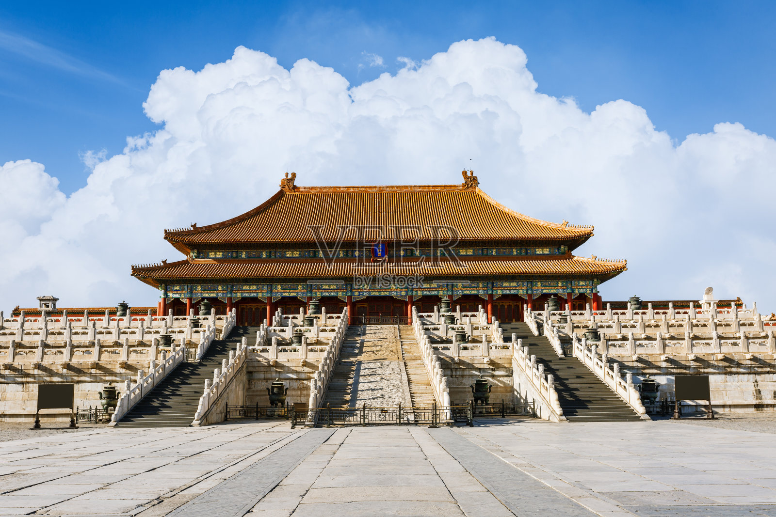 中国北京紫禁城的古代皇家宫殿照片摄影图片