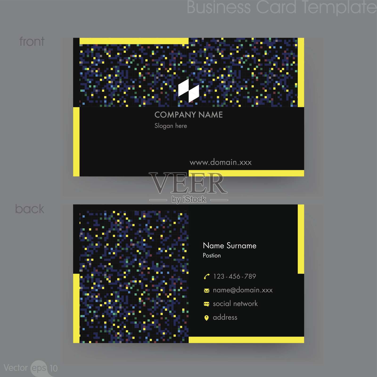 名片模板设计模板素材