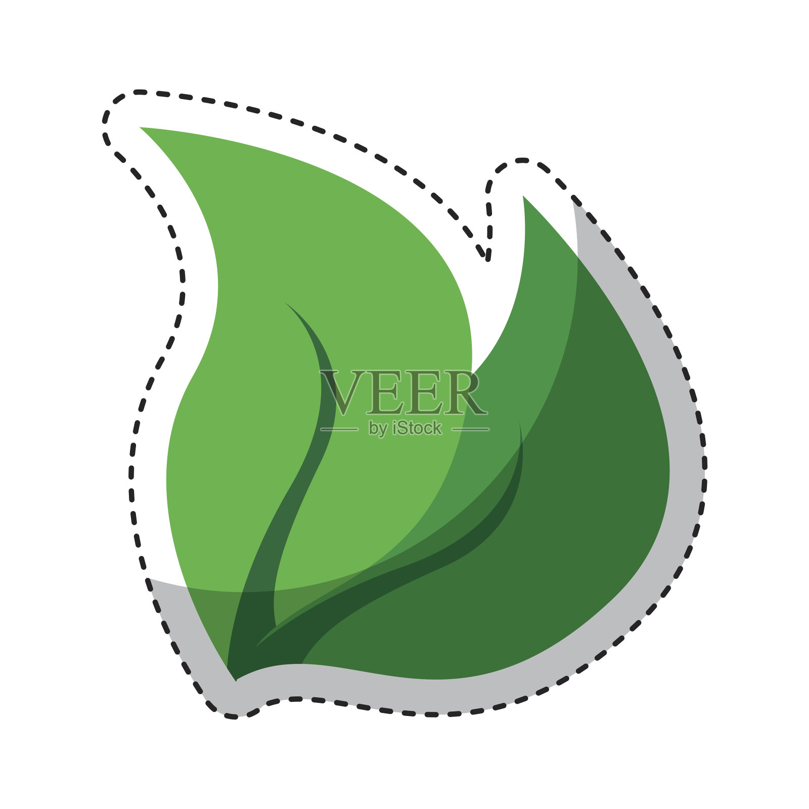 叶子是植物的天然图标设计元素图片