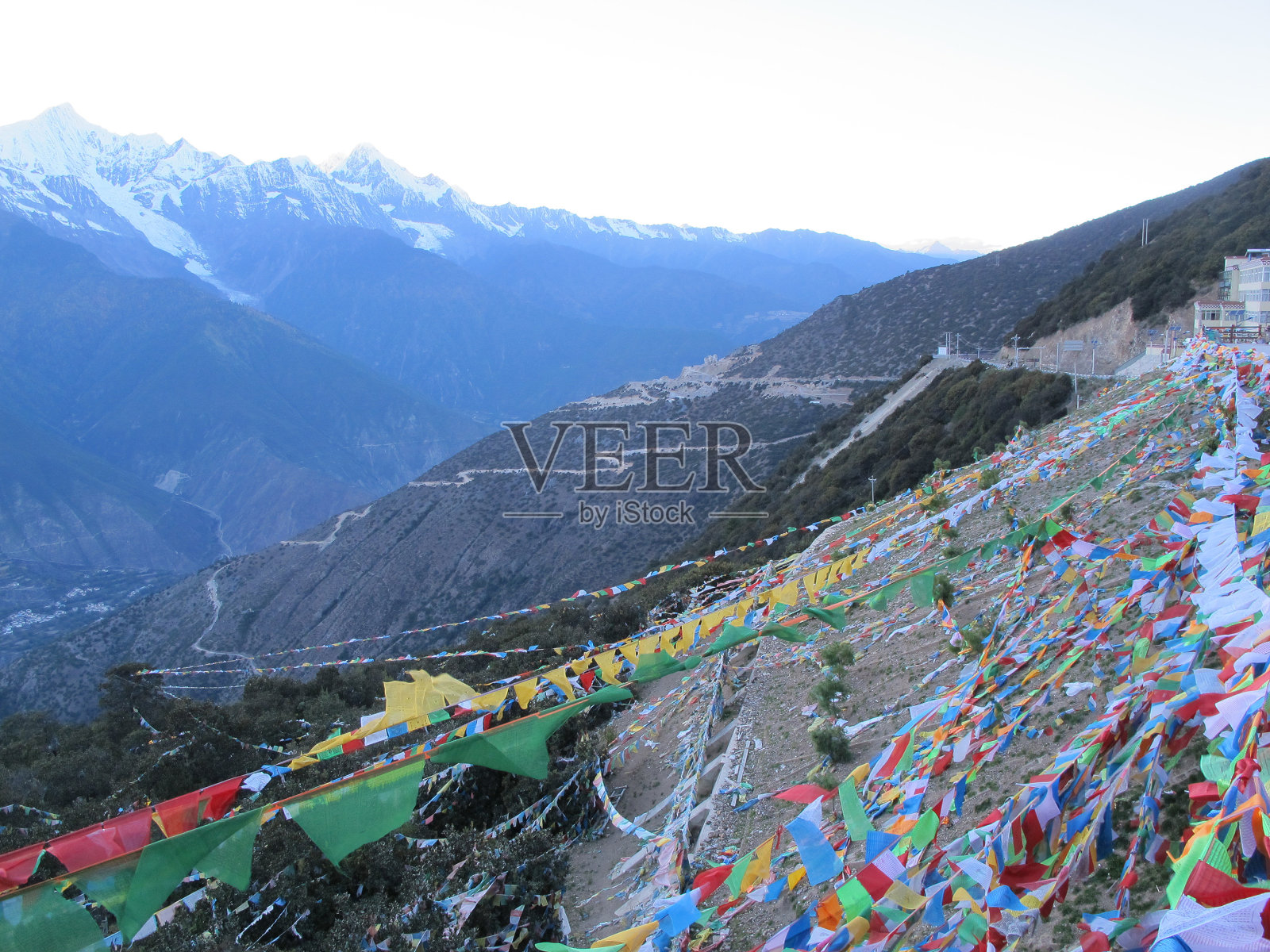 中国迪庆，云南，卡瓦格博峰，梅里雪山照片摄影图片