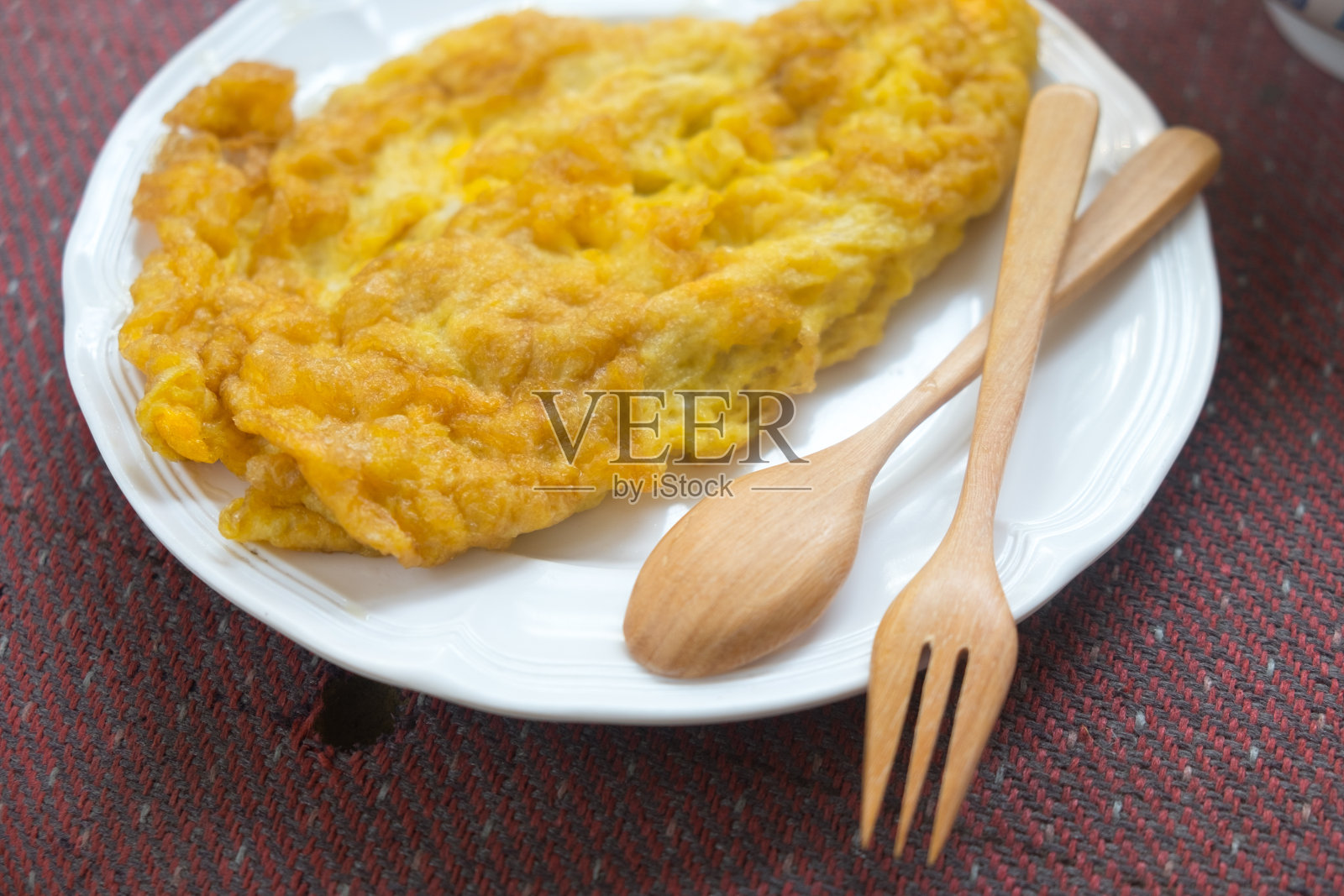 泰国风格的煎蛋卷照片摄影图片