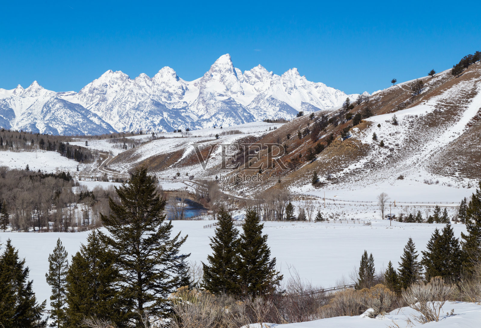 大提顿照片摄影图片