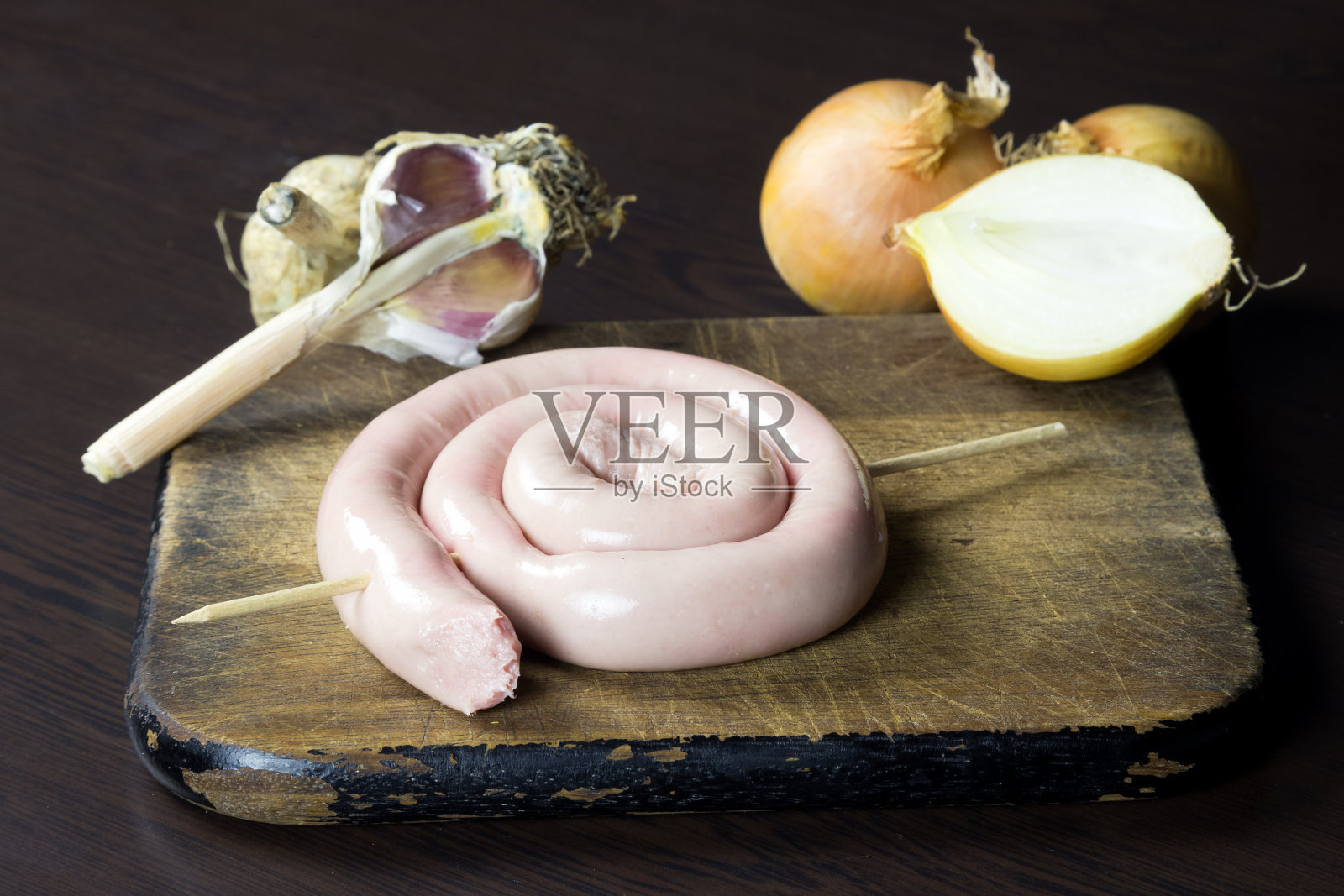 生香肠、肉照片摄影图片