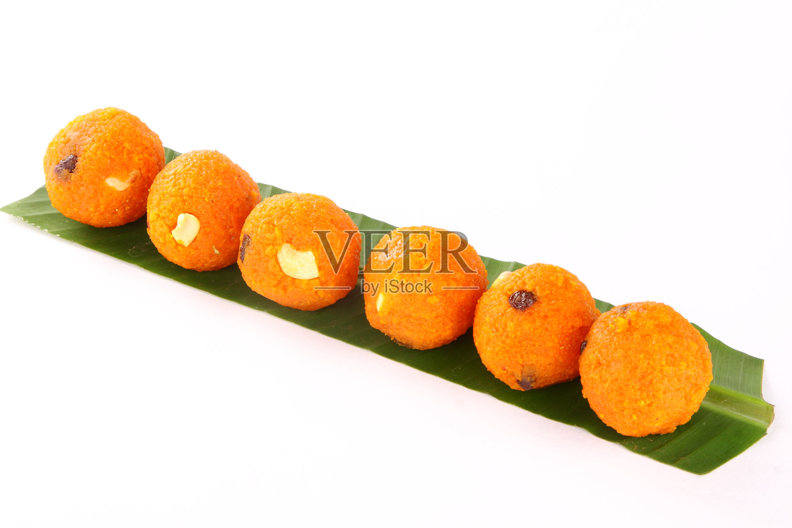 印度排叫做Motichoor Ladoo照片摄影图片