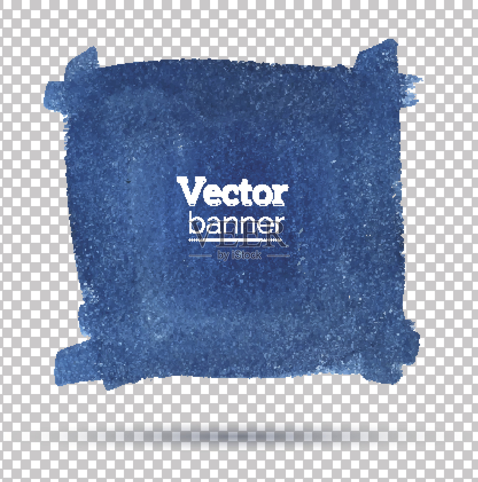 手绘水彩横幅。插画图片素材