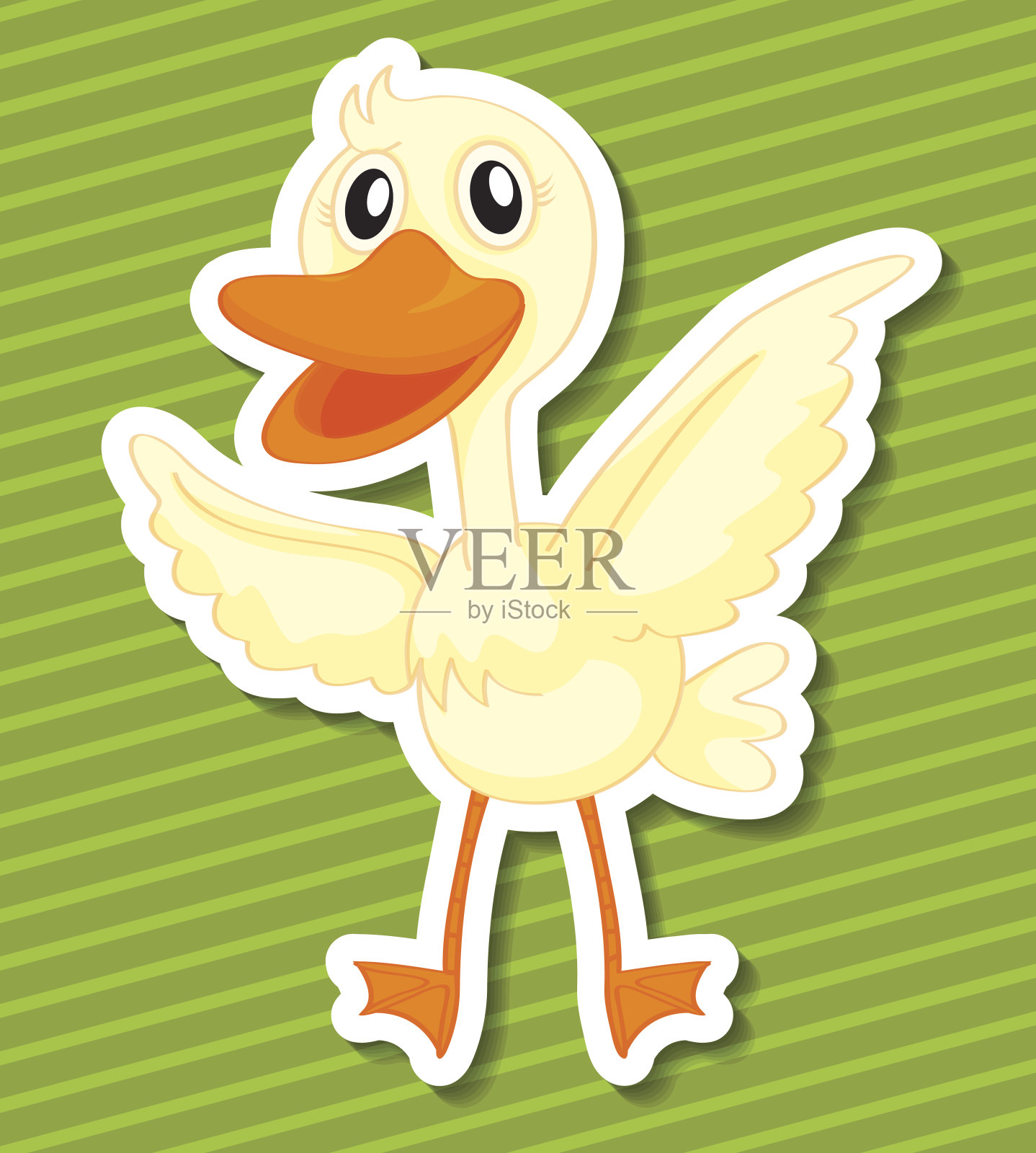 鸭设计元素图片