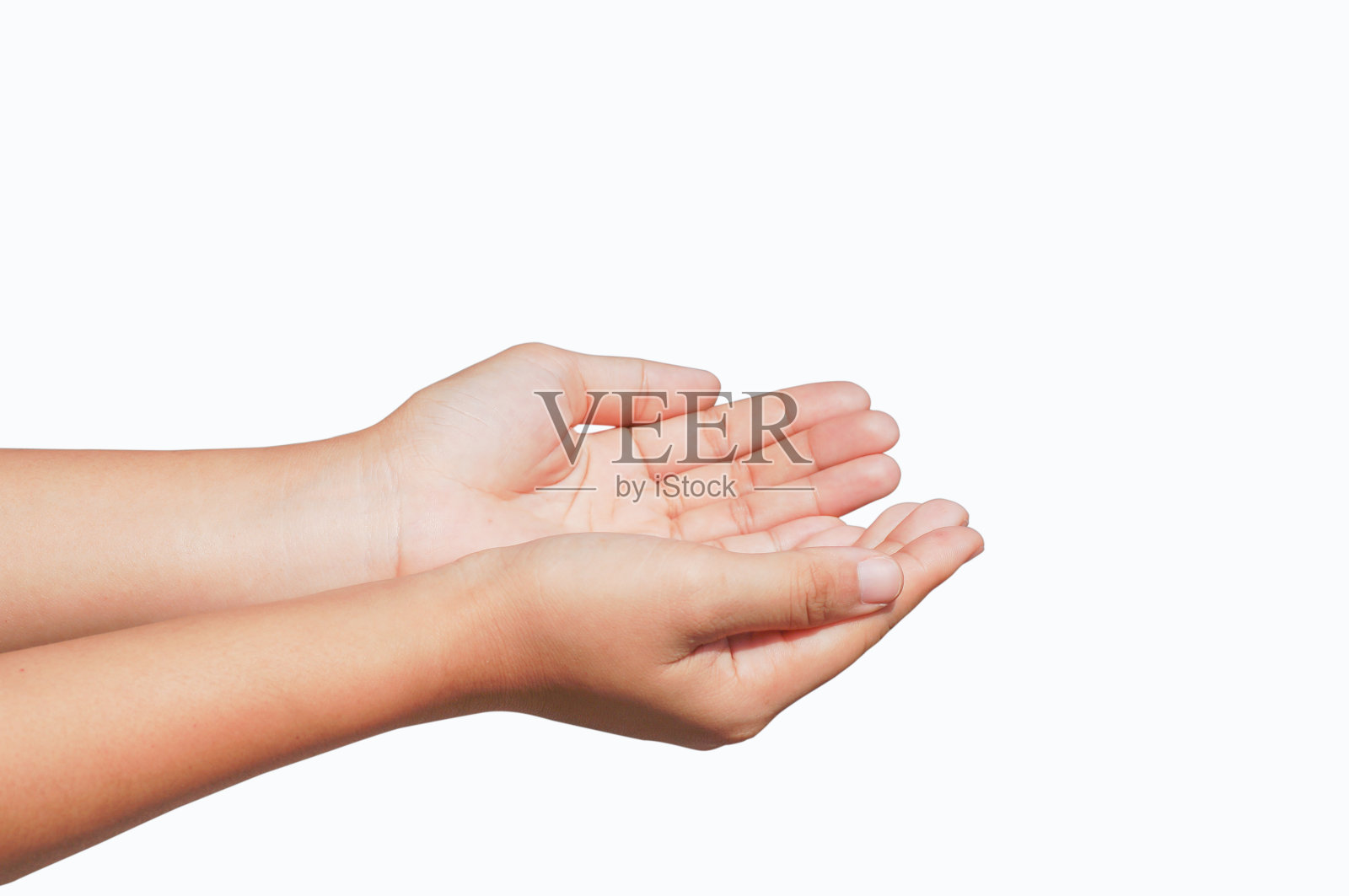 两手空空的概念在给予和帮助照片摄影图片