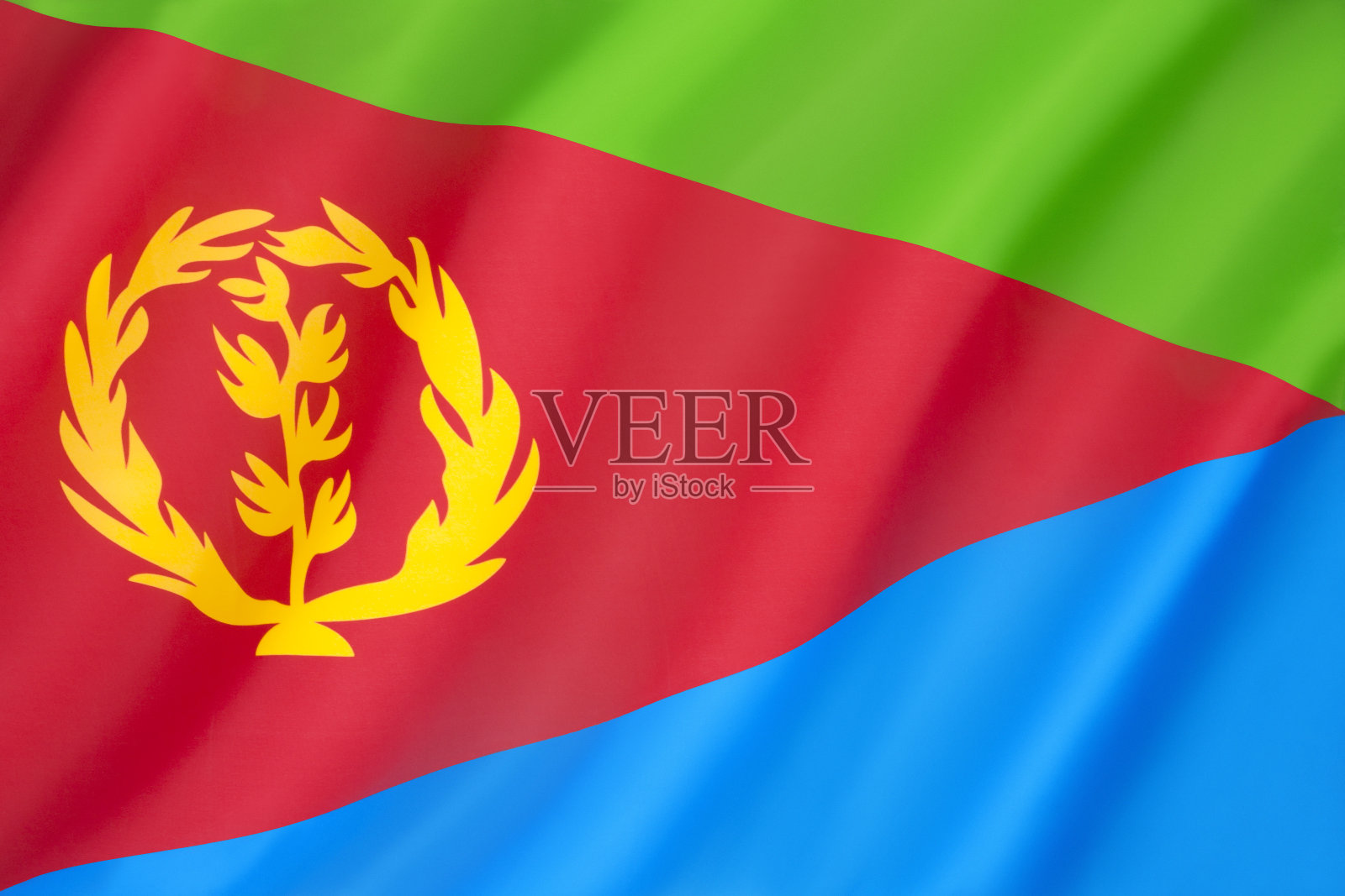 厄立特里亚旗照片摄影图片