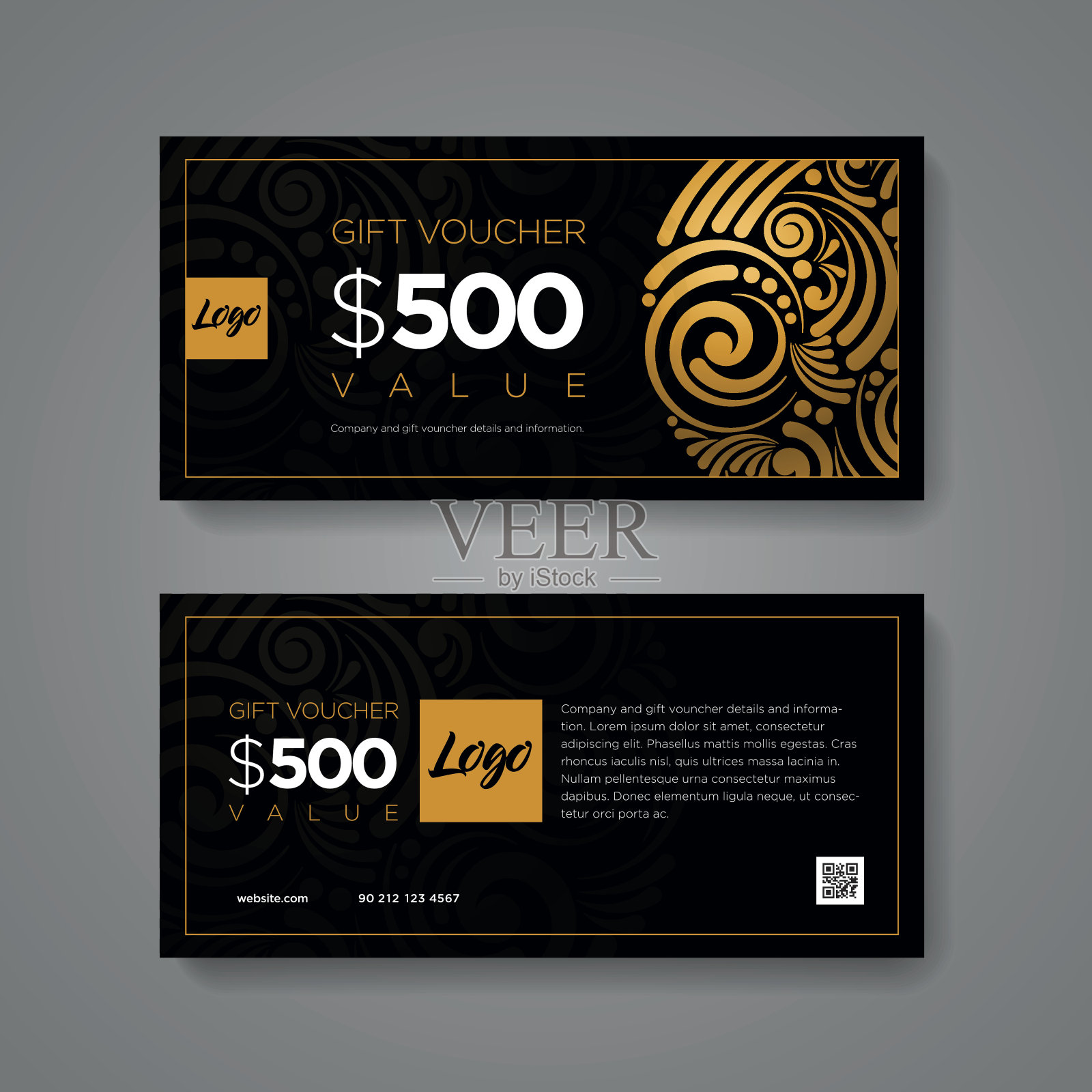 礼券设计模板设计模板素材