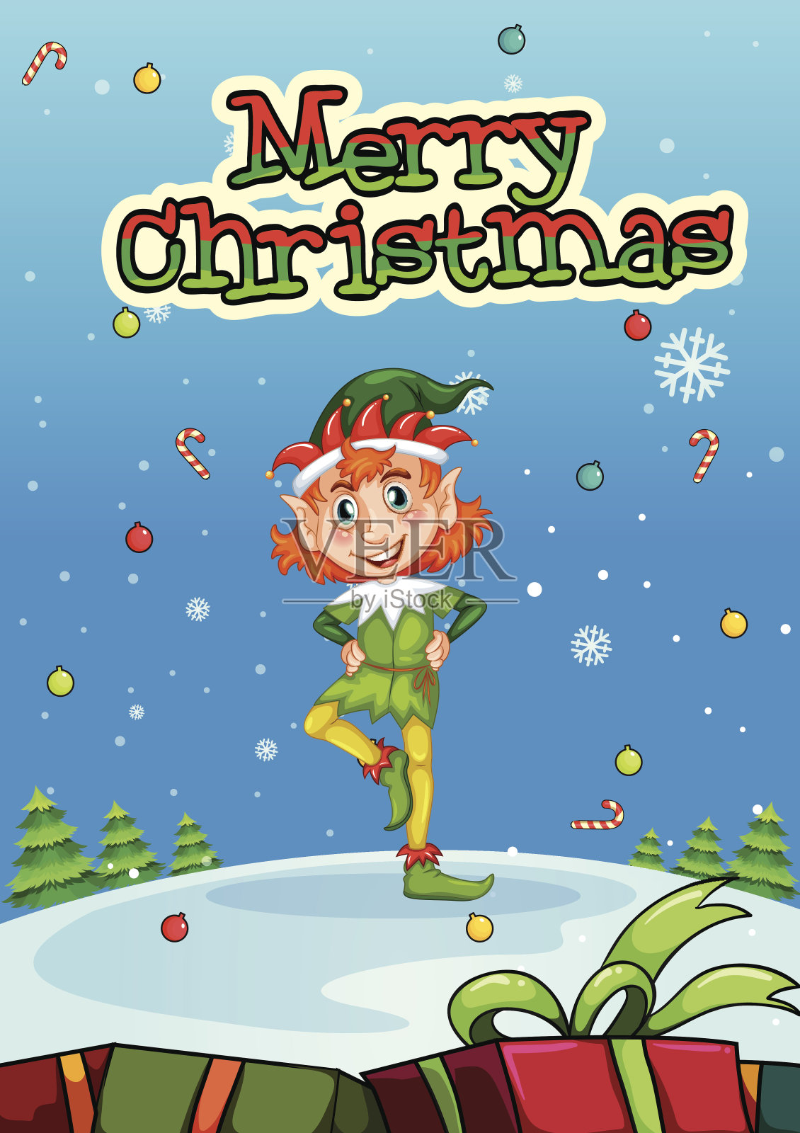 圣诞节插画图片素材