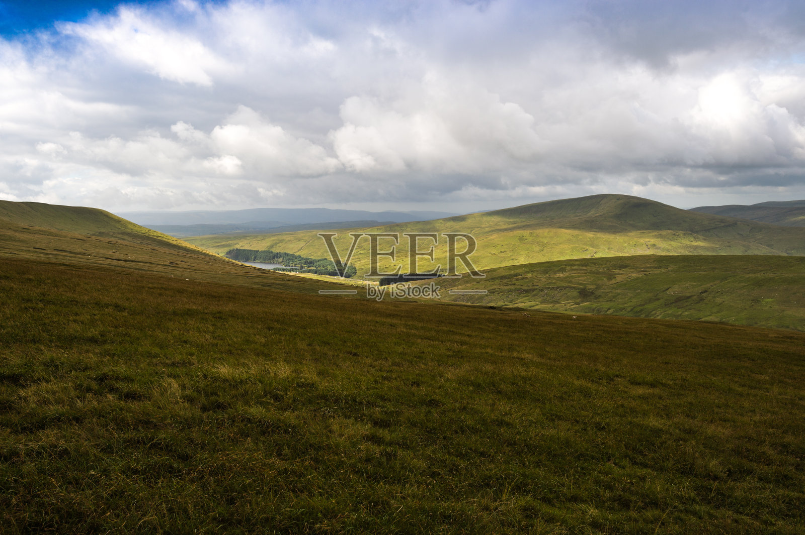 山地景观，Storey Arms, Brecon beacon，南威尔士，英国照片摄影图片