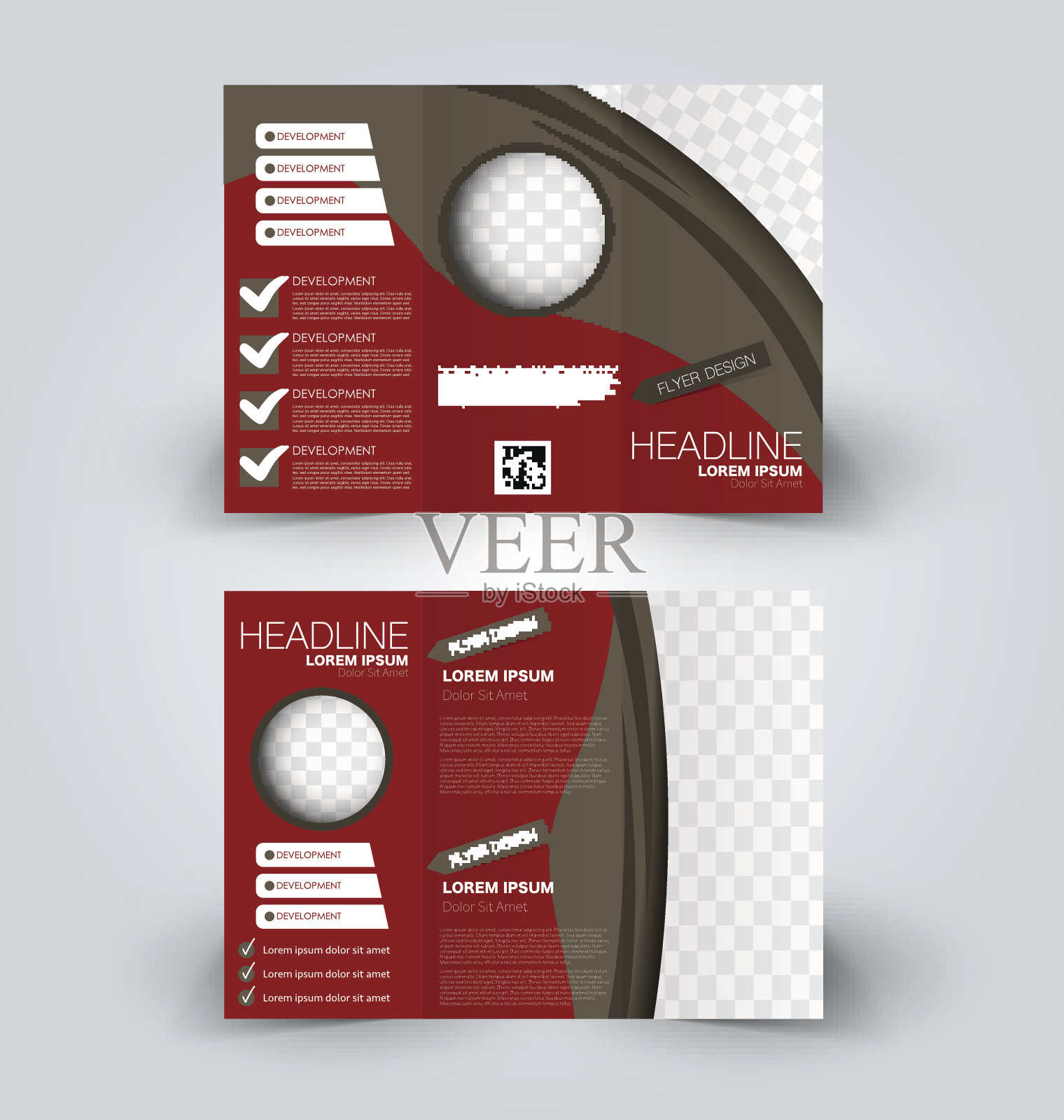 宣传册模拟设计模板的业务设计模板素材