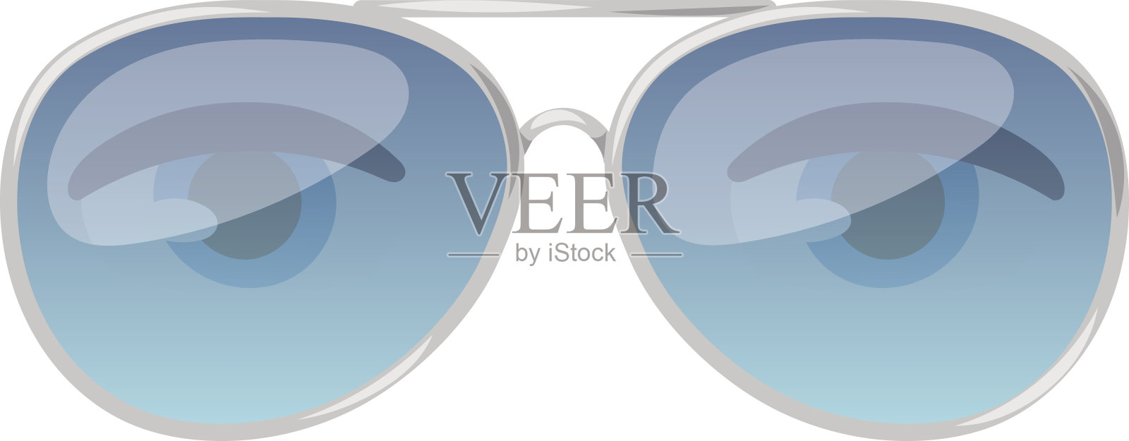 眼镜人眼矢量设计元素图片