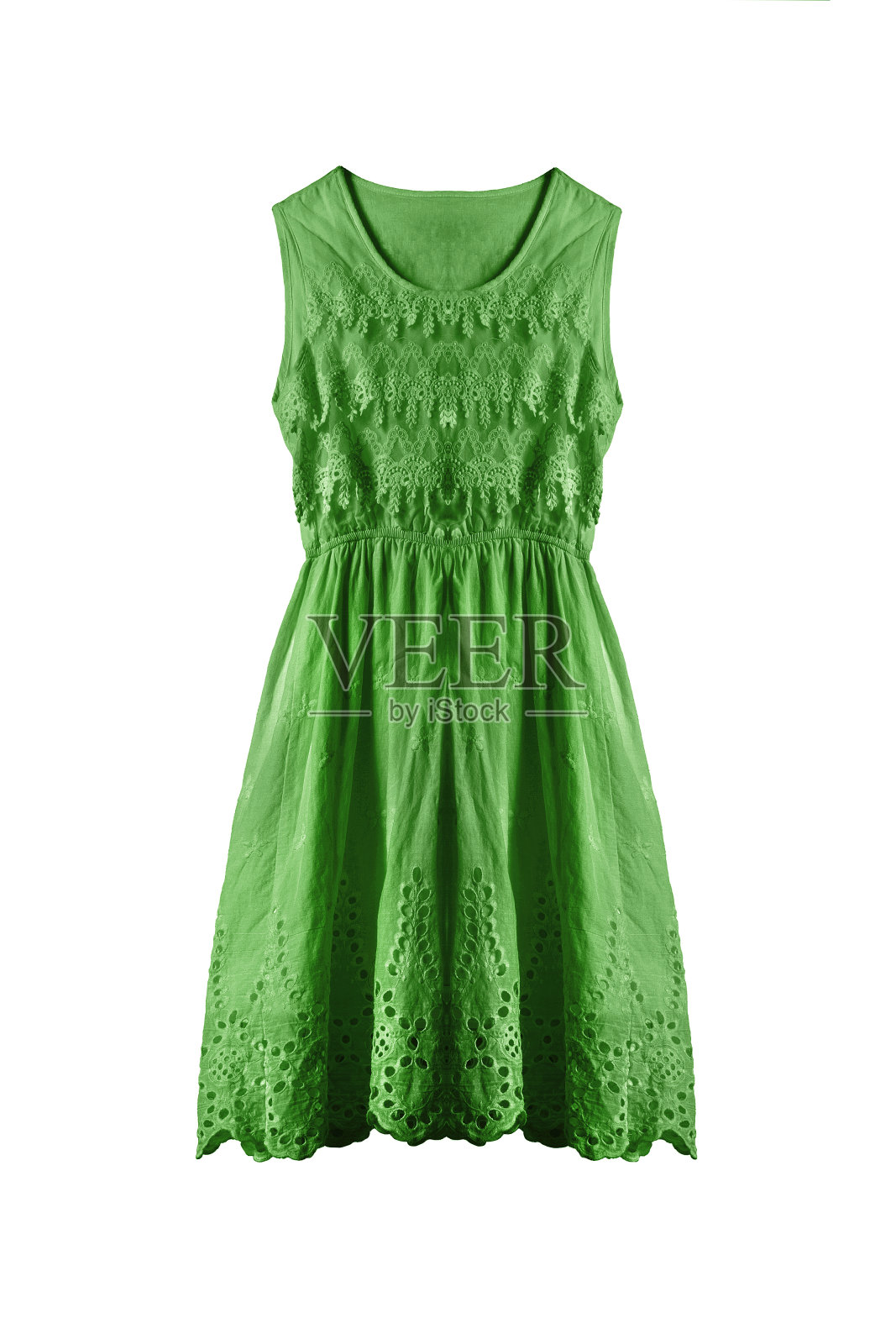 蕾丝连衣裙孤立照片摄影图片