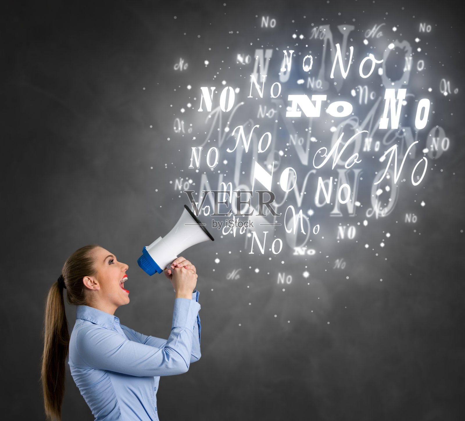 女人没有尖叫照片摄影图片