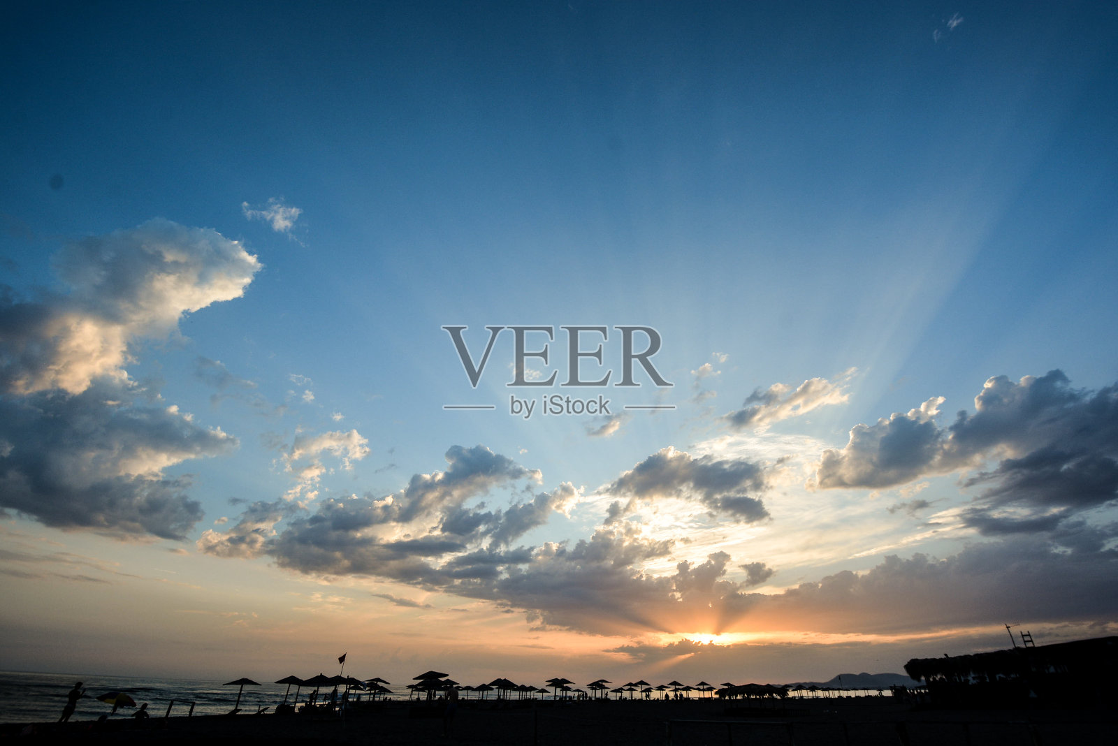 海上日落照片摄影图片