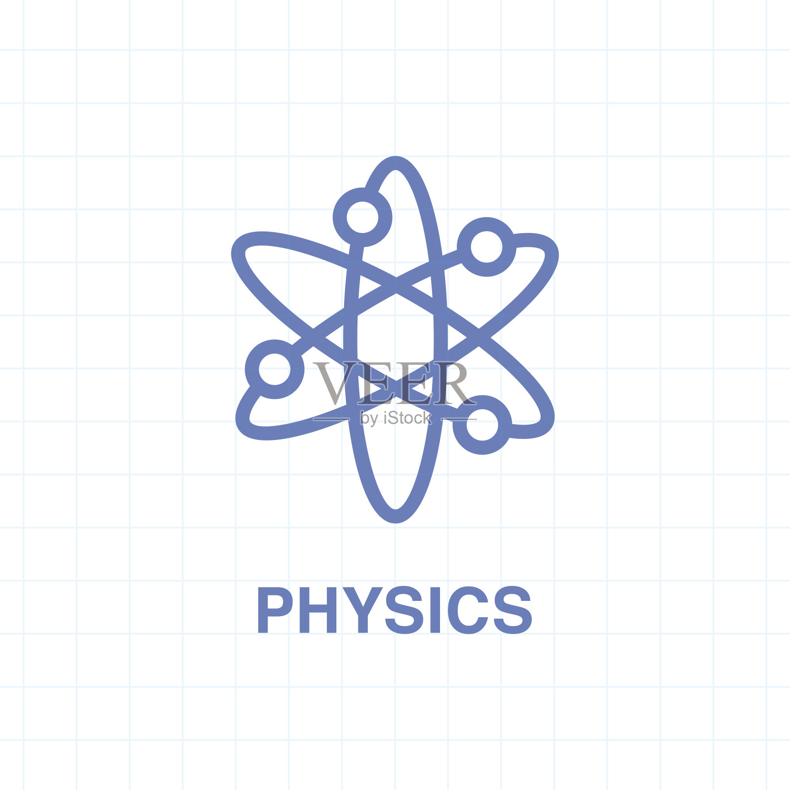 物理矢量图标插画图片素材