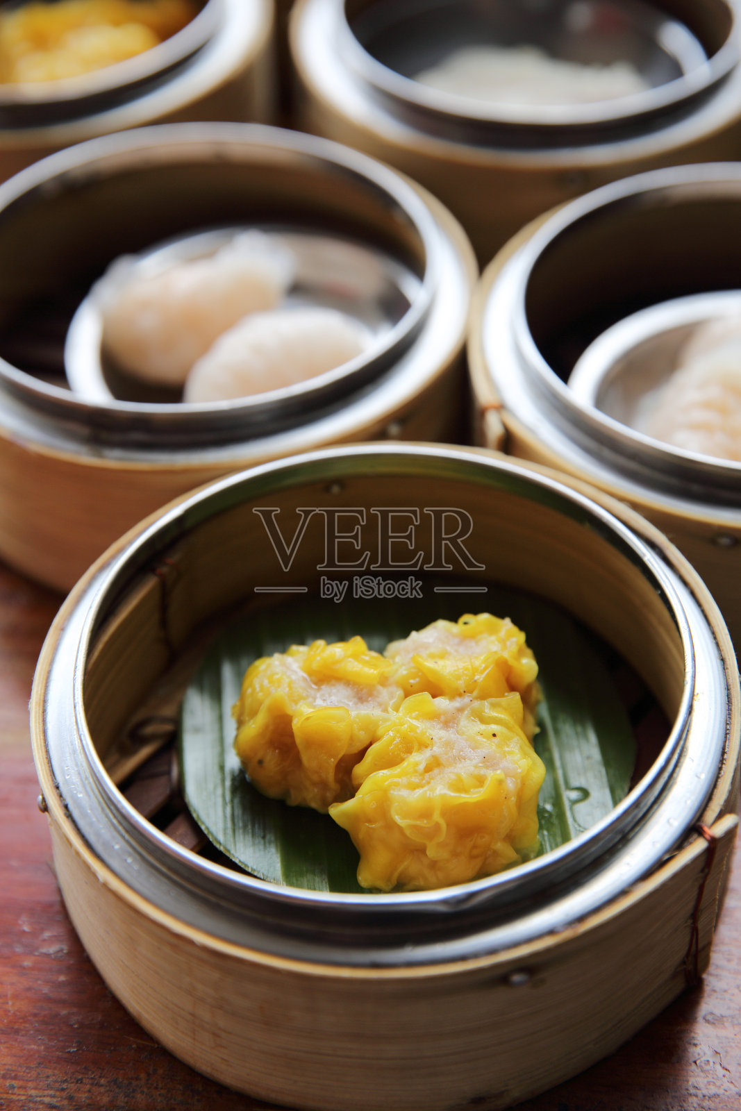 中国蒸猪肉饺子点心照片摄影图片