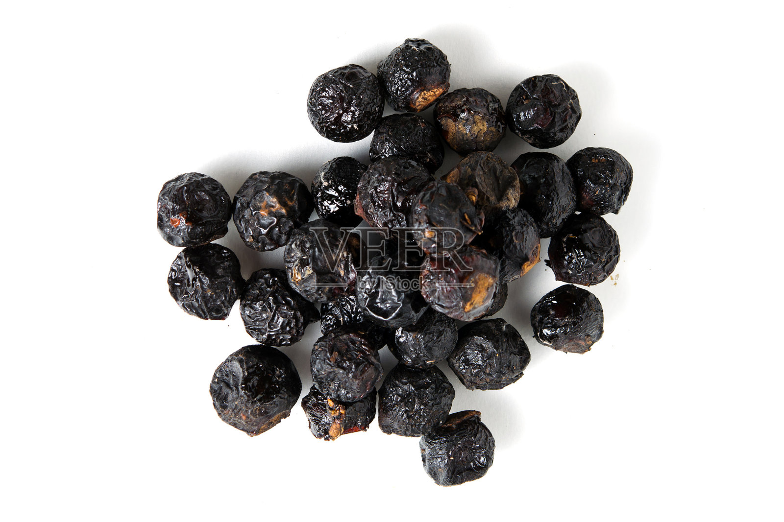 皂果树或无患子树，孤立于白色上照片摄影图片