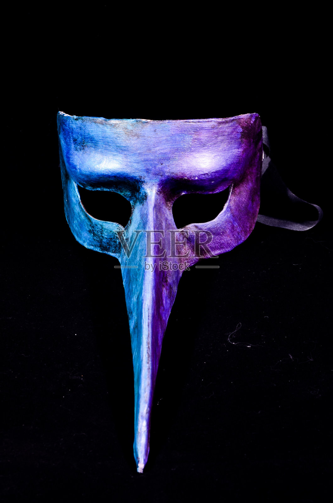 传统威尼斯大鼻子面具照片摄影图片