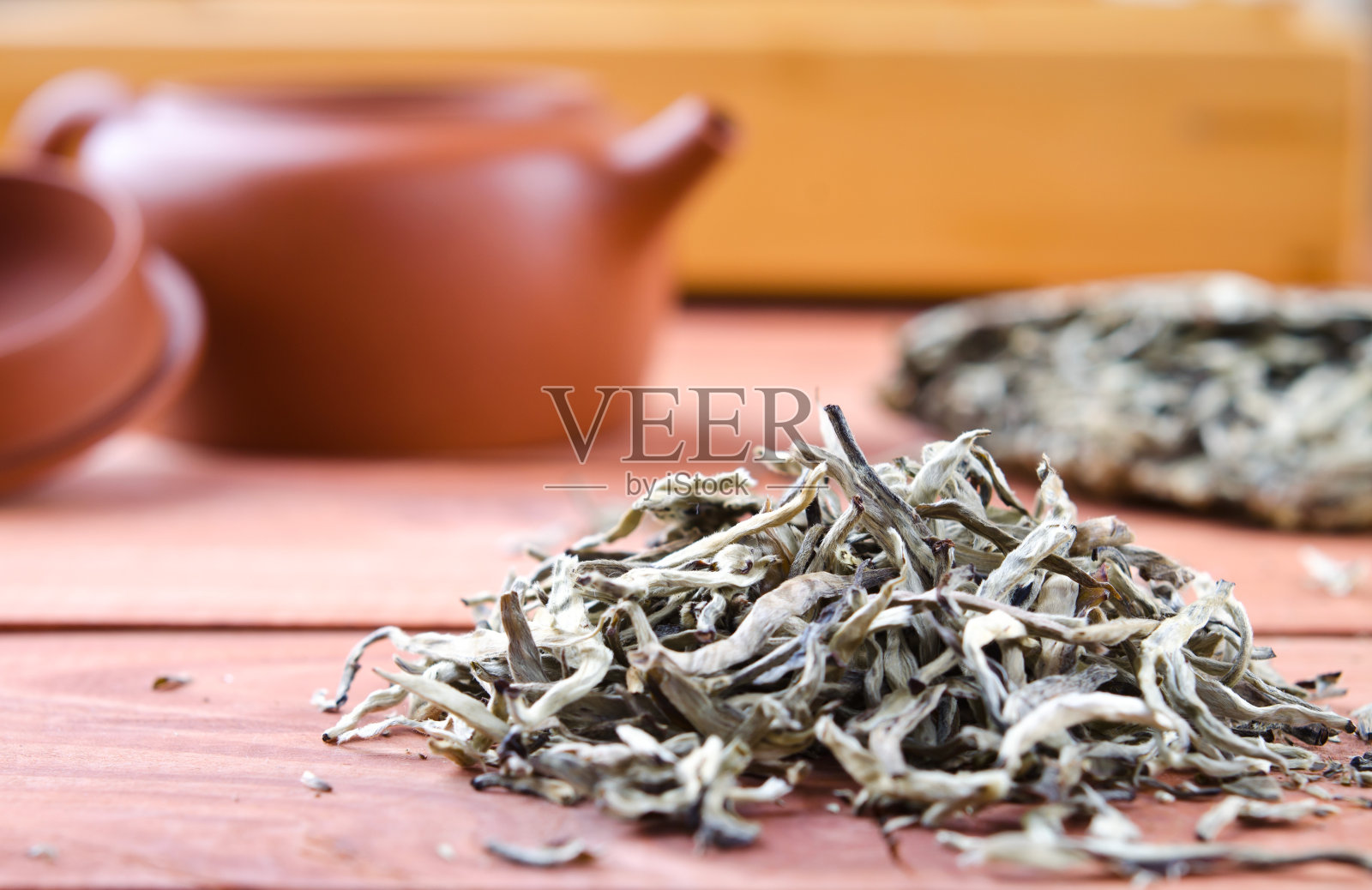 中国压白茶，银针照片摄影图片