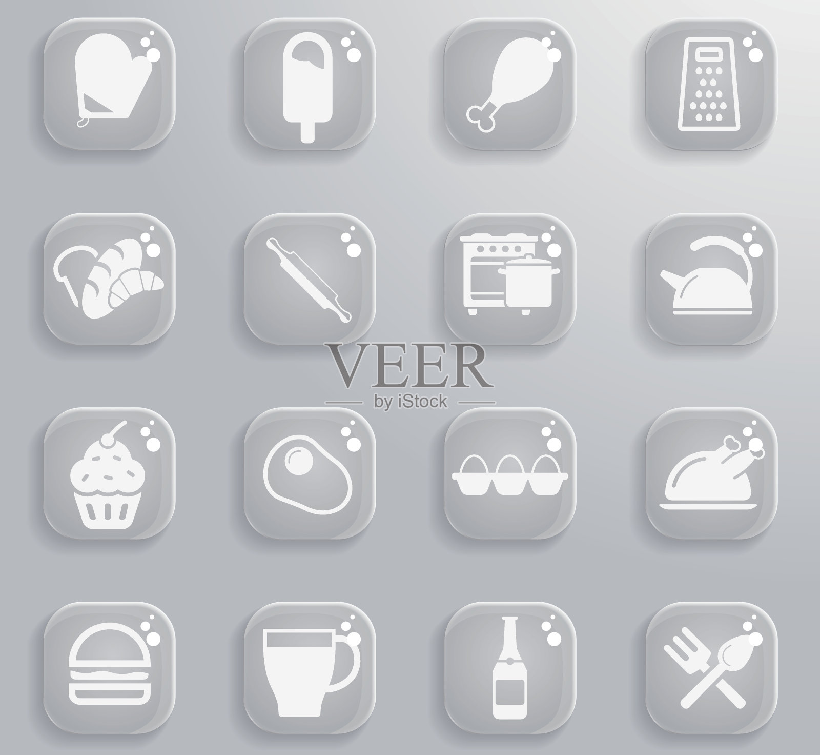 食物和厨房只是图标图标素材