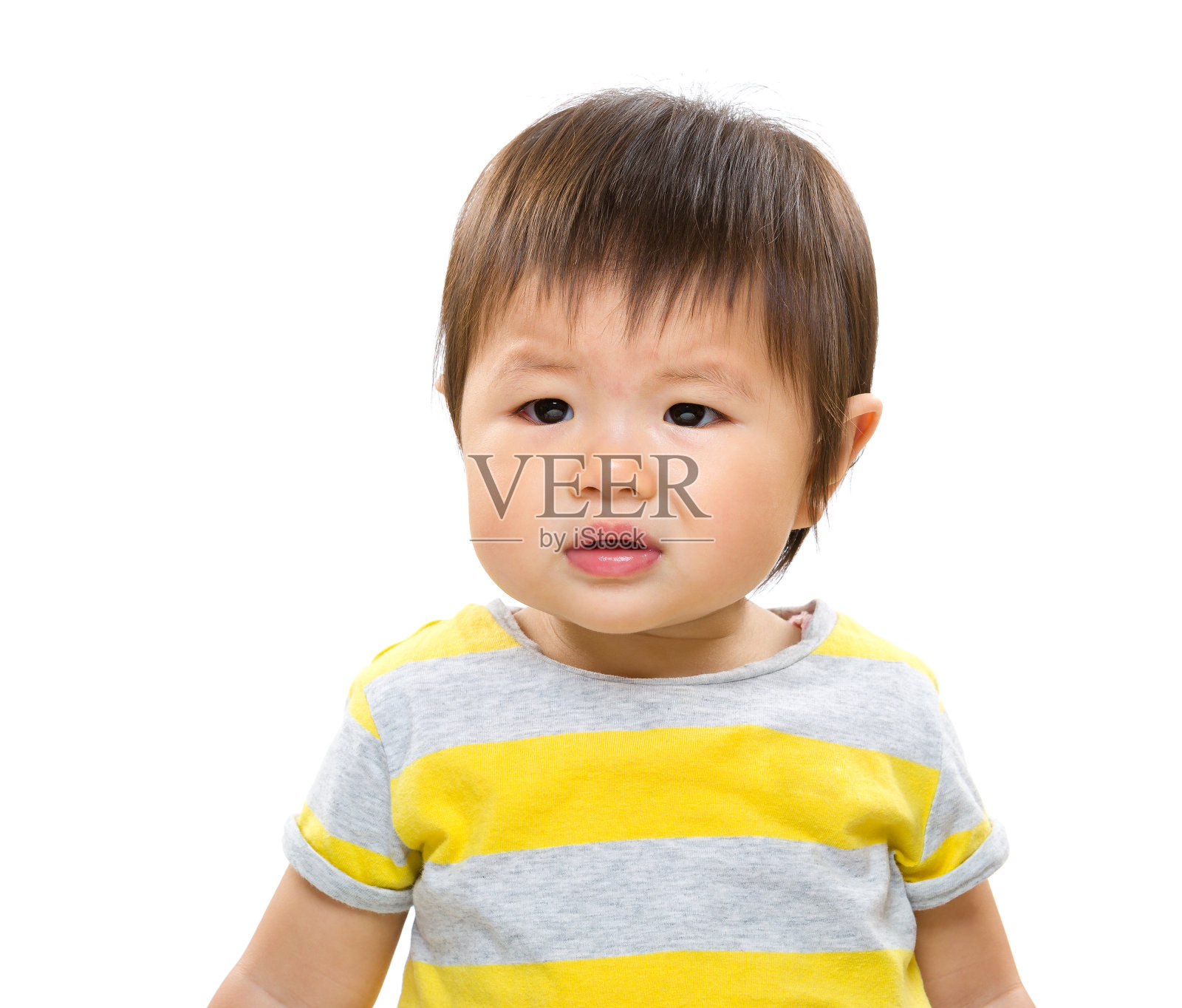 亚洲孩子哭照片摄影图片