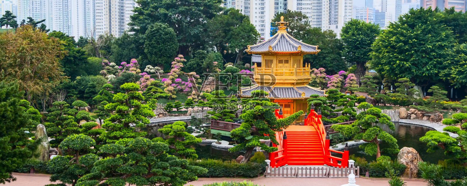 中国传统凉亭在公众南莲园照片摄影图片