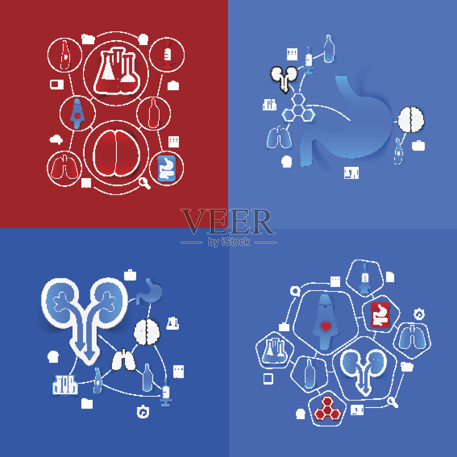 医药标签信息插画图片素材