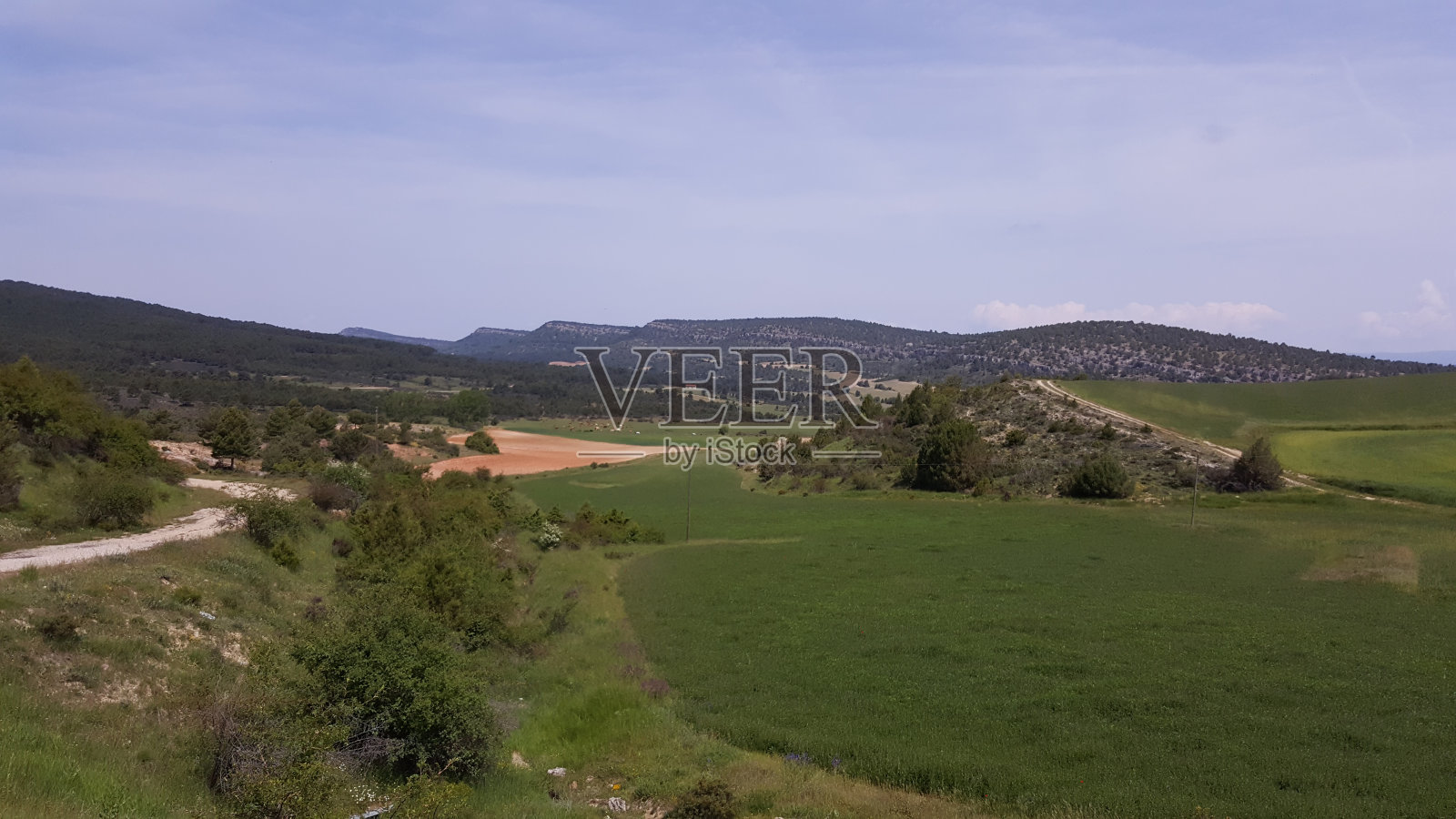 索里亚河狼峡谷周围的景观照片摄影图片