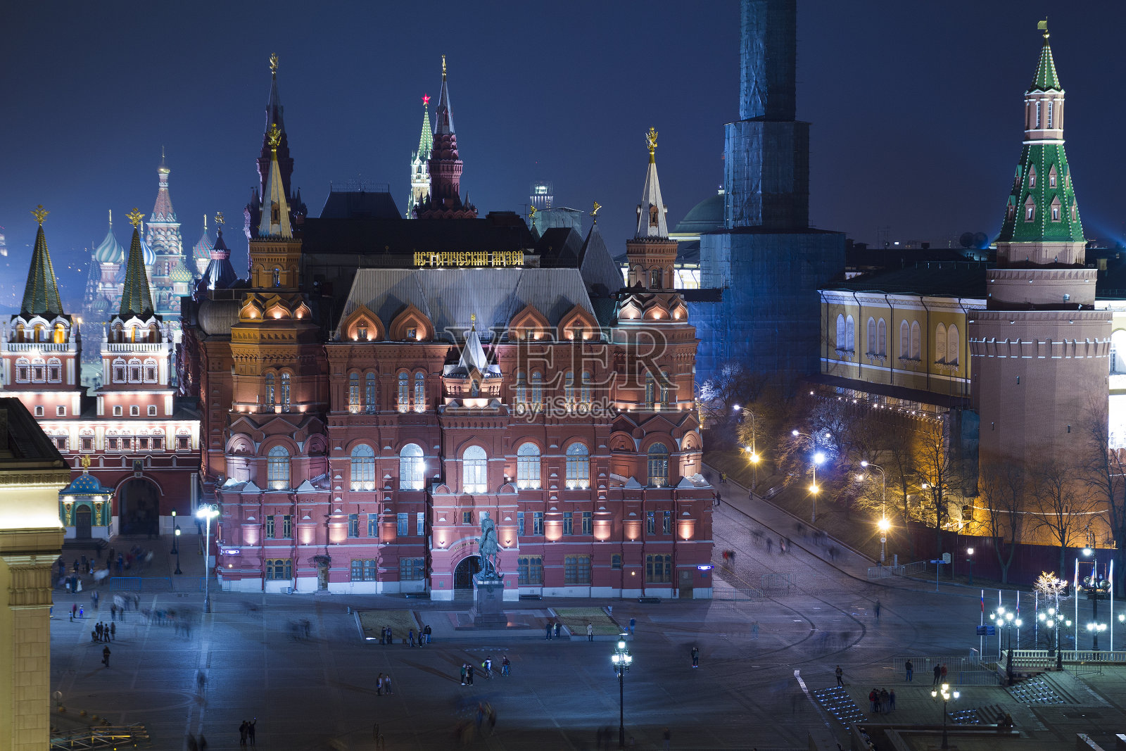 莫斯科的高楼大厦照片摄影图片