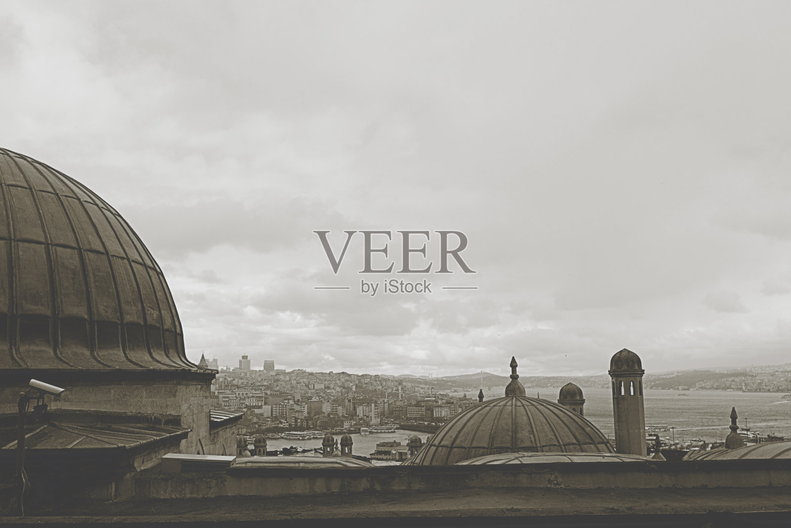 土耳其伊斯坦布尔美丽的苏莱曼清真寺照片摄影图片