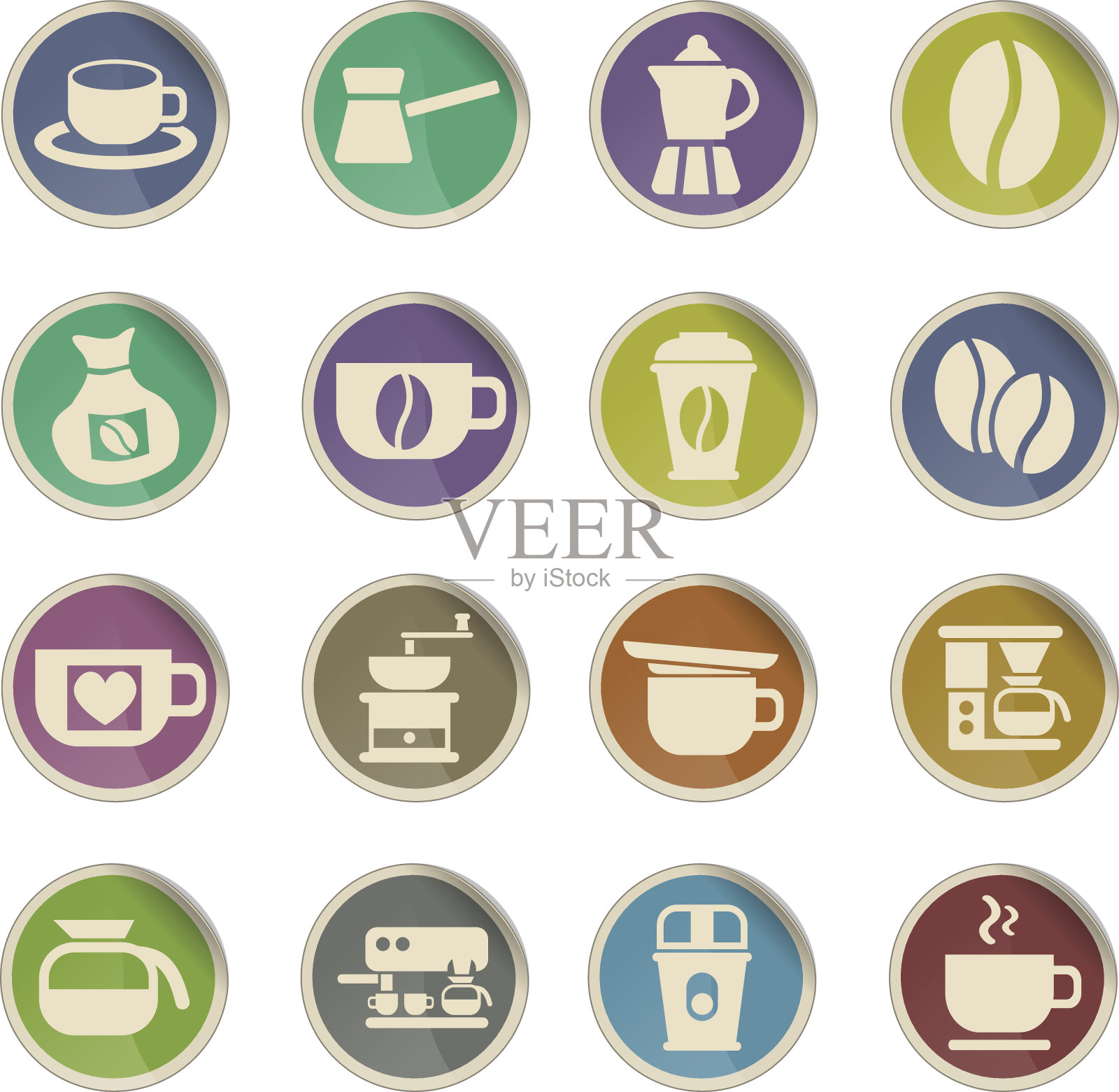 咖啡图标设置图标素材