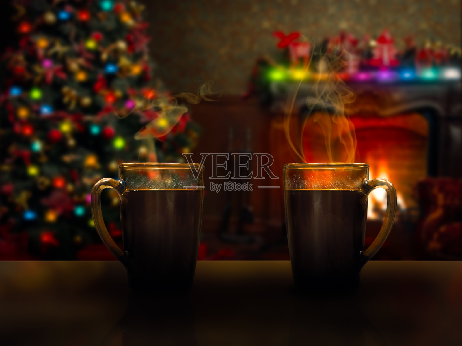 新年喜庆室内房间照片摄影图片