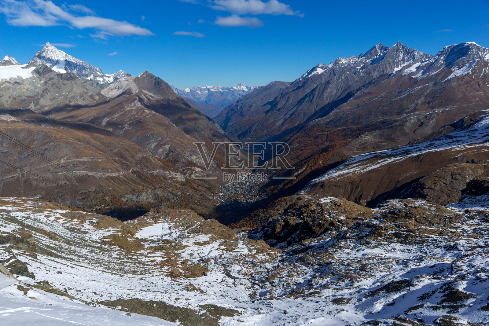 令人惊叹的瑞士阿尔卑斯山和泽马特风光照片摄影图片