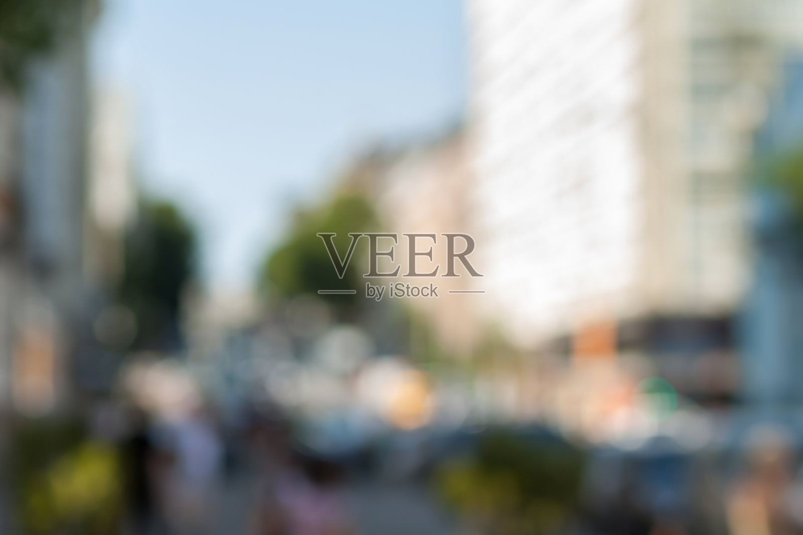 模糊的背景照片。城市散景。照片摄影图片