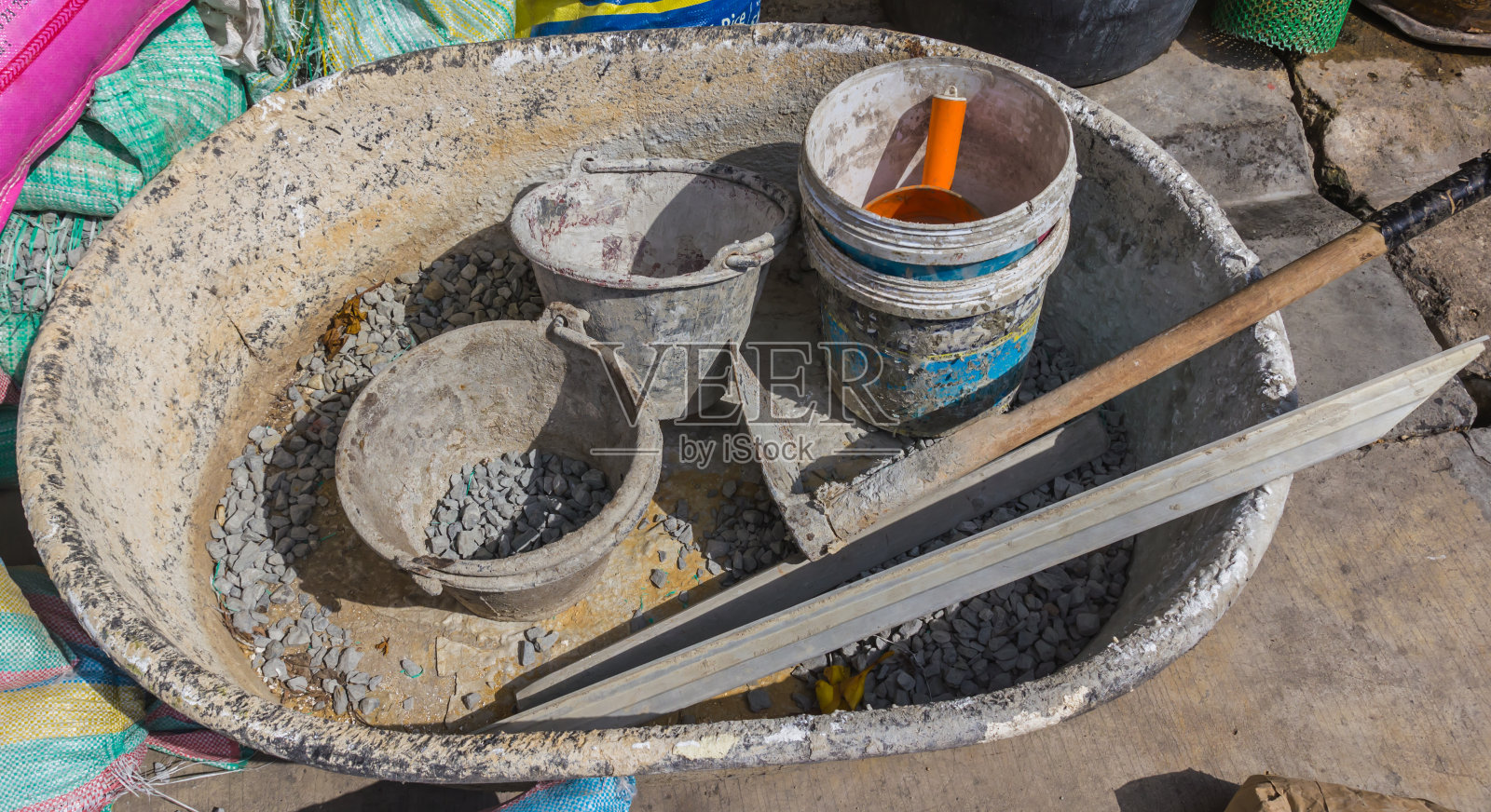 水泥搅拌设备照片摄影图片