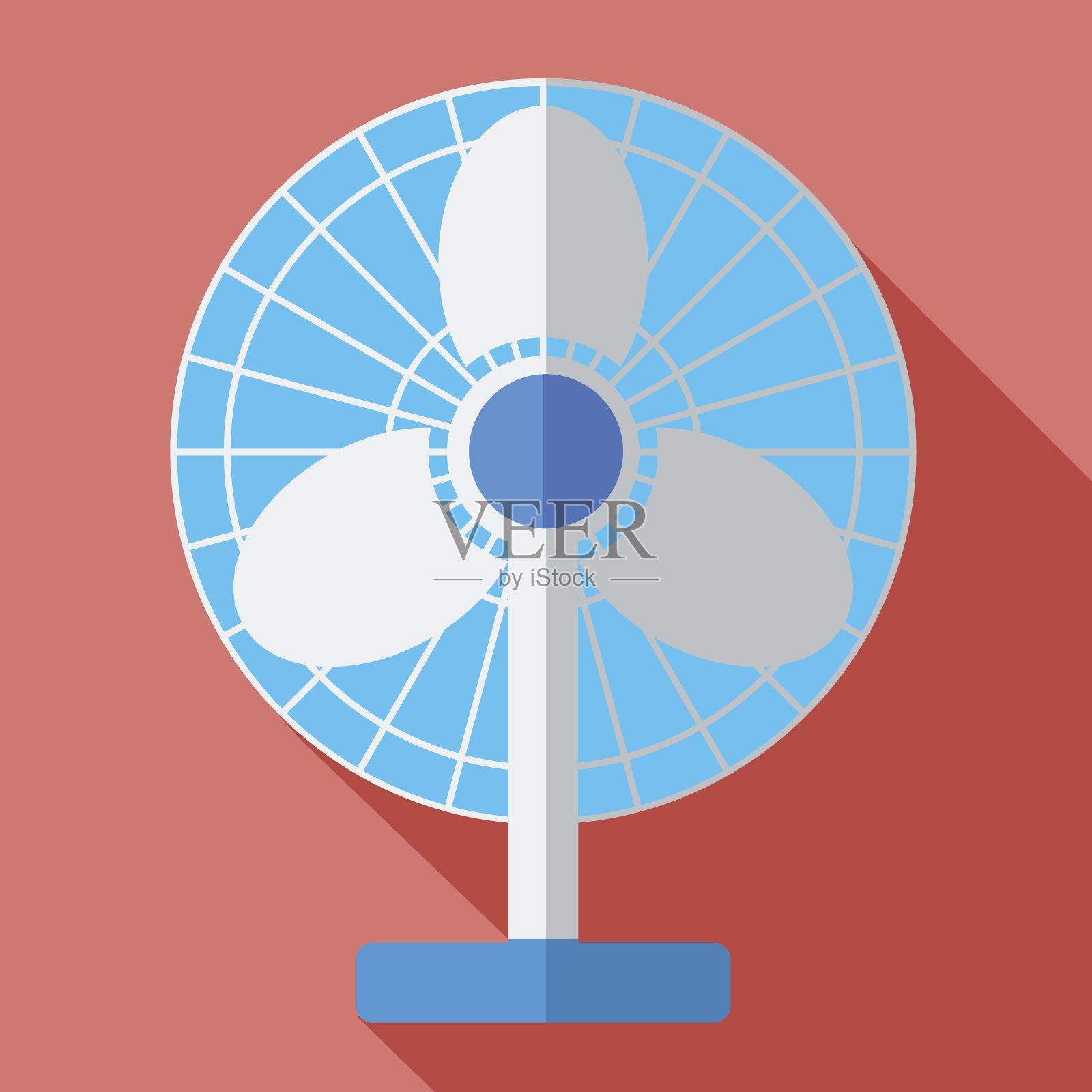 现代平面设计概念图标风扇设计元素图片