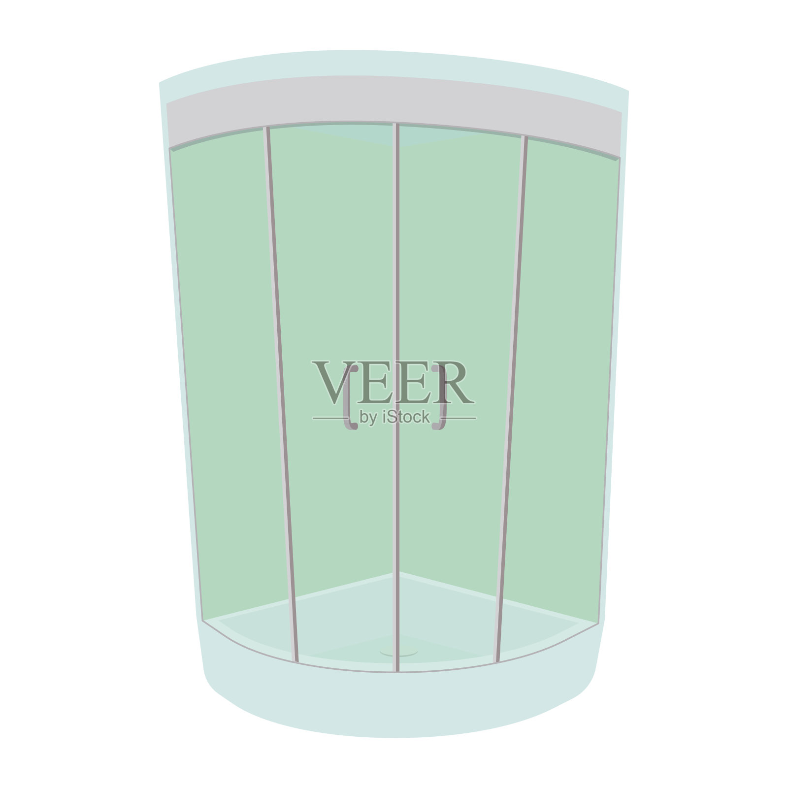 淋浴卡通图标设计元素图片