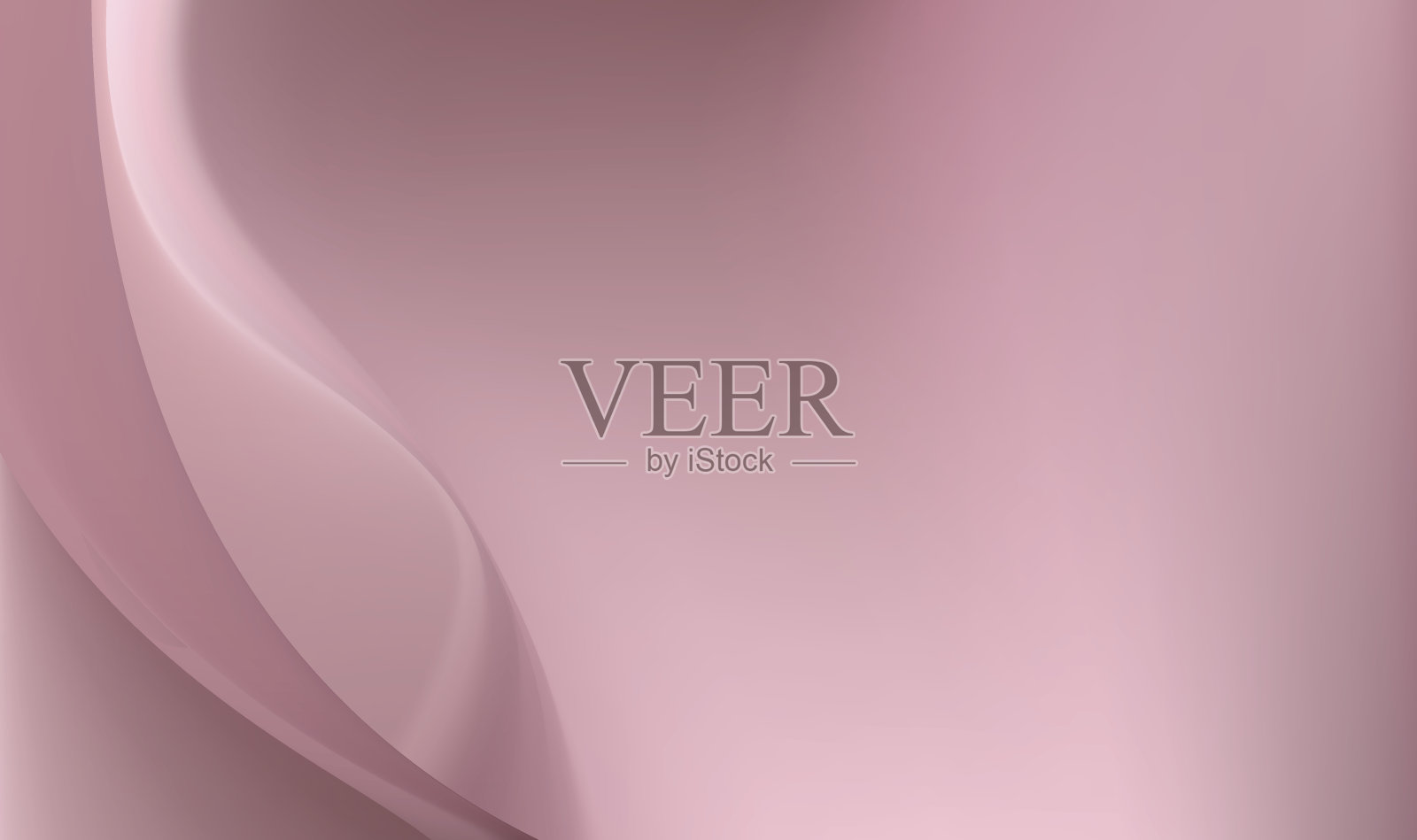 优雅的紫色丝绸背景，闪烁着明暗的波浪插画图片素材