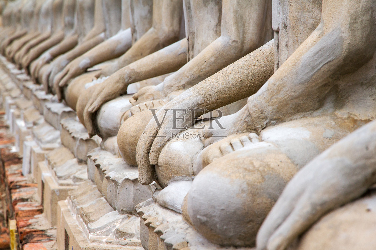 寺庙里有佛像照片摄影图片