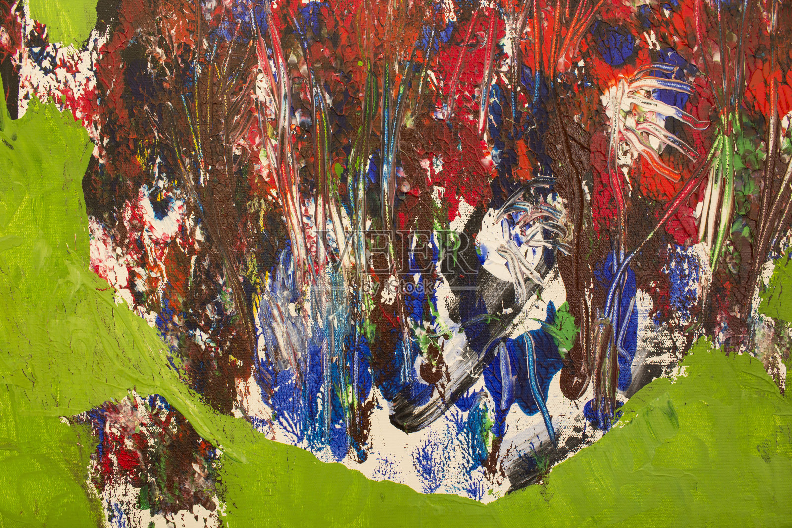 绘画作为背景的细节插画图片素材