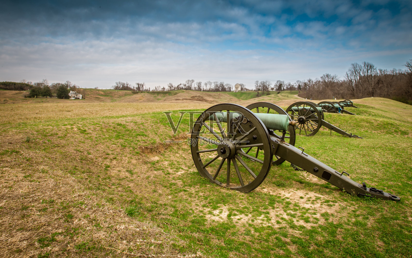 大炮密西西比州维克斯堡照片摄影图片