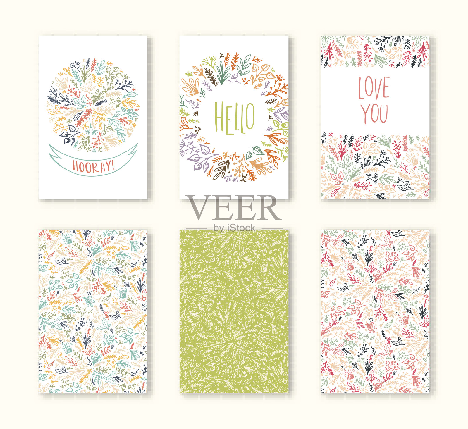 贺卡集设计模板素材