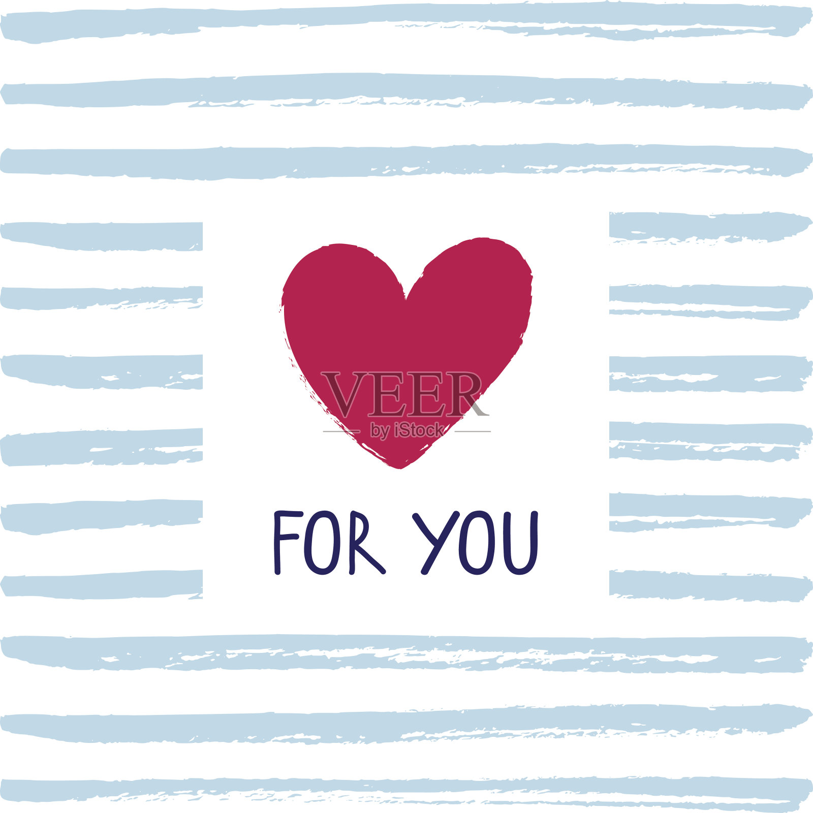 献给您的贺卡插画图片素材