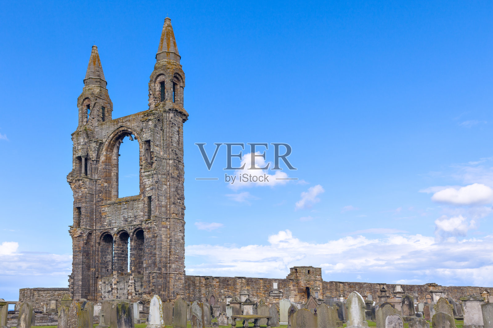 圣安德鲁斯大教堂遗址照片摄影图片