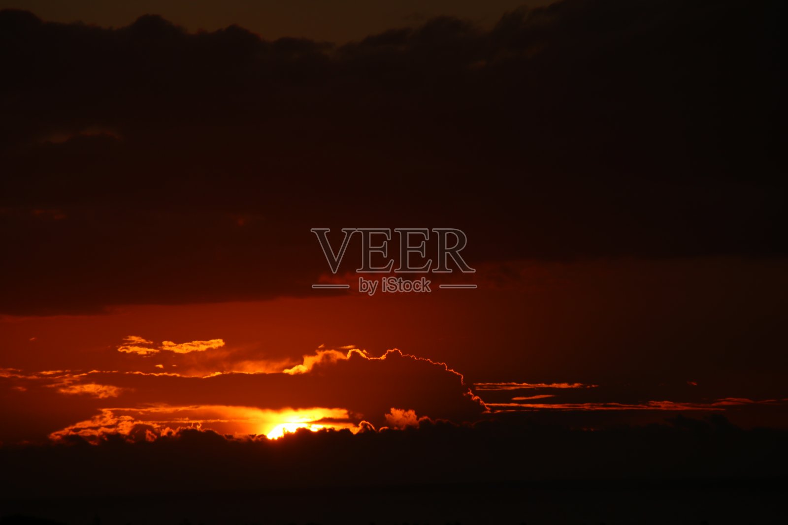 毛里求斯弗利康弗拉克海滩日落，印度洋，非洲照片摄影图片