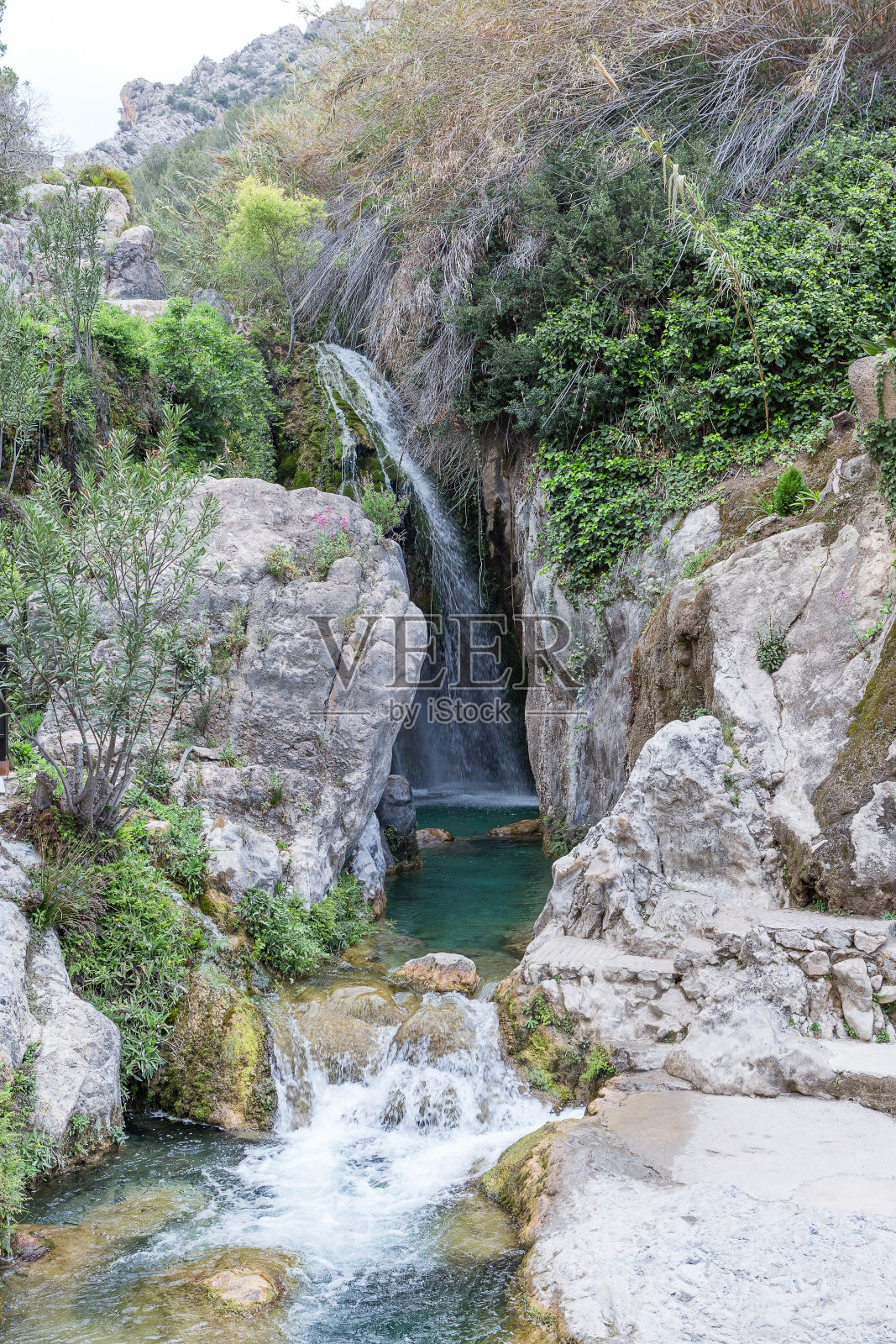 小瀑布景观照片摄影图片